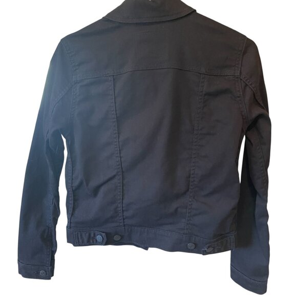 LEVI'S| Original Trucker Jacket Like New condition SZ XS BLK - Picture 5 of 9